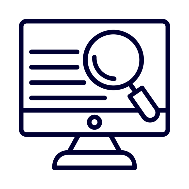 computer outline